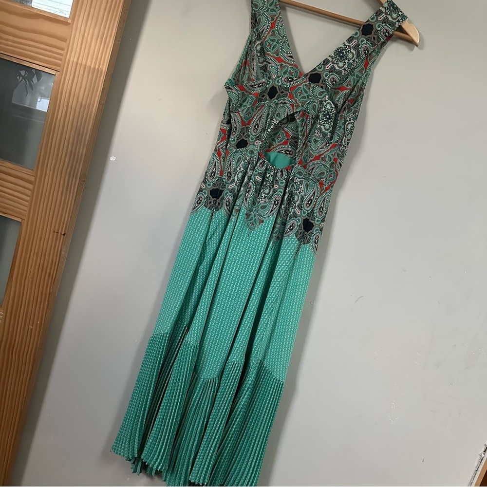 Anthropologie Maeve Cayon Creek Dress Cutout Back - Picture 3 of 6